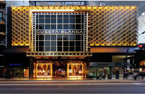 黄龙门头设计与商业空间的纽带。