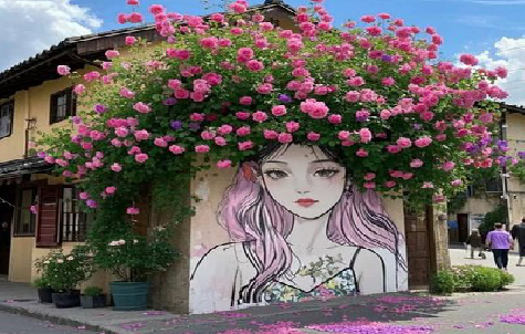 黄龙怎么设计网红打卡墙绘