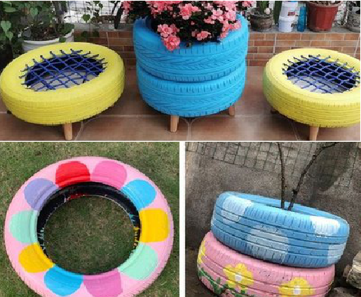 黄龙墙体彩绘-变废为宝