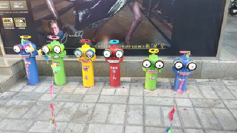 黄龙商业区彩绘