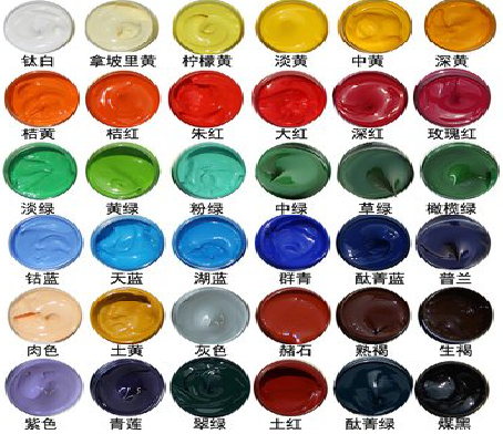 黄龙墙绘颜色的选择有讲究。