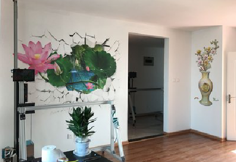 黄龙墙体彩绘相比墙纸的优势。