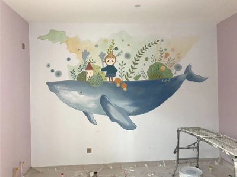 黄龙手绘墙的特点及优势。